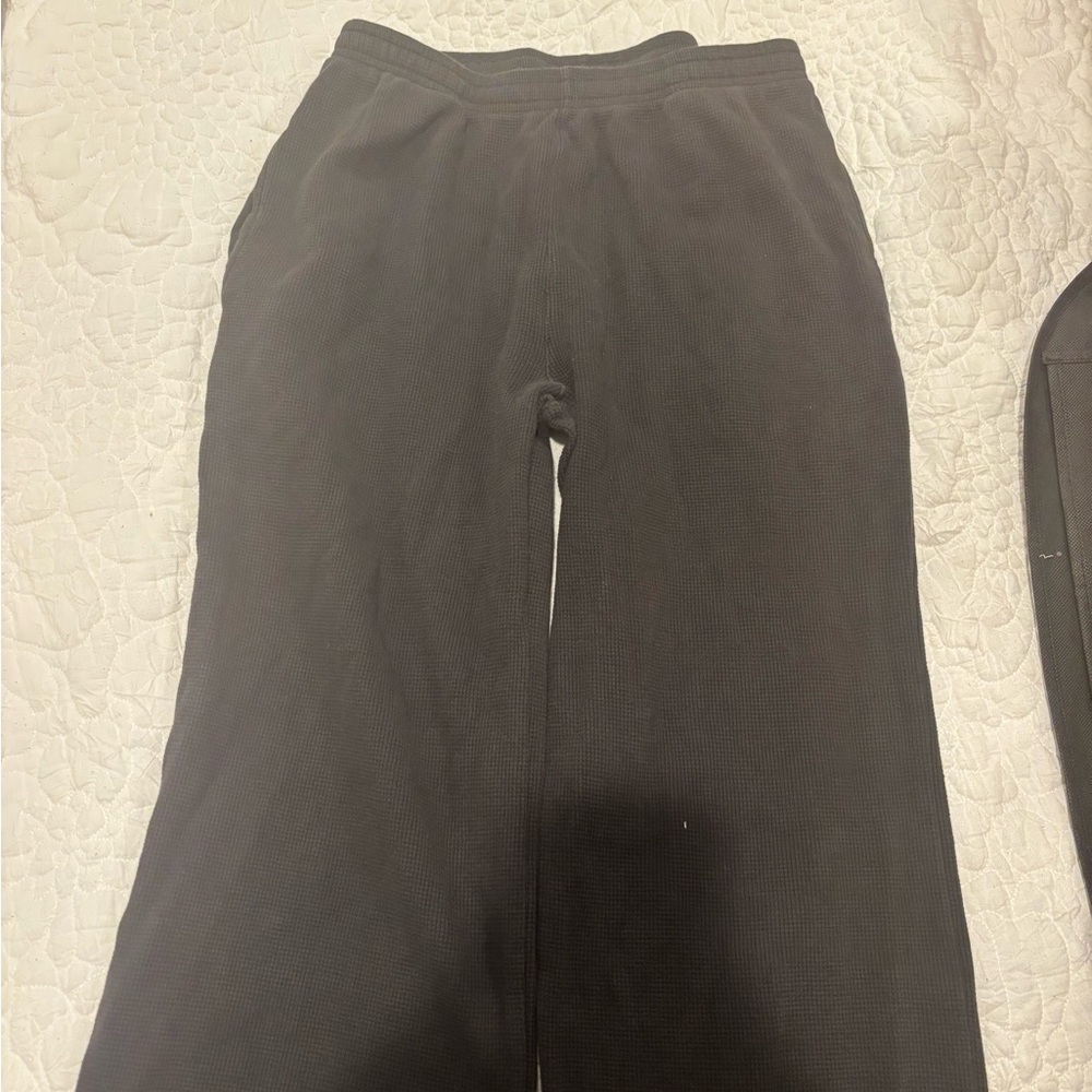 Brandy Anastasia waffle sweat pants (black)